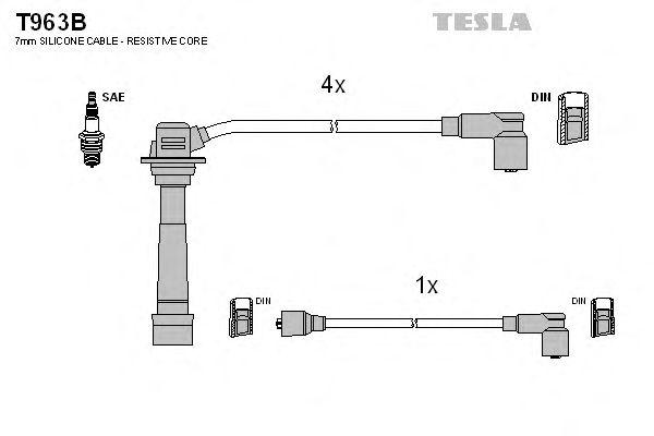 Провода высоковольтные TESLA, T963B