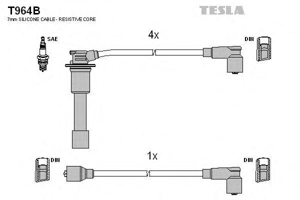 Комплект проводов TESLA, T964B