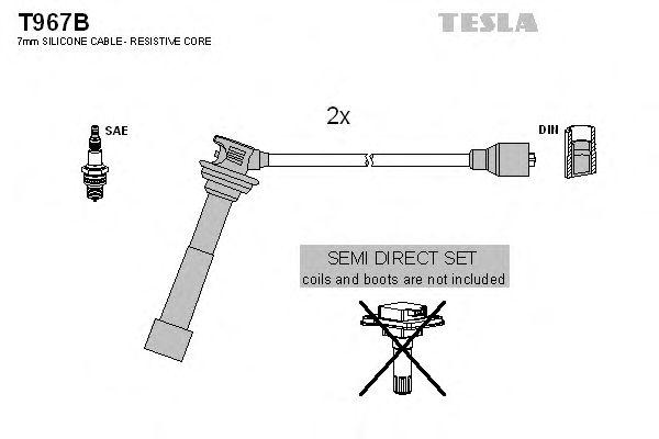 Комплект проводов TESLA, T967B