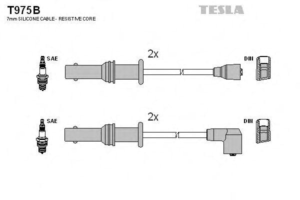 Комплект проводов TESLA, T975B