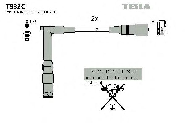 Провода высоковольтные TESLA, T982C