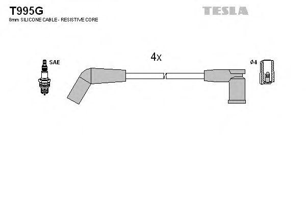 Комплект проводов TESLA, T995G