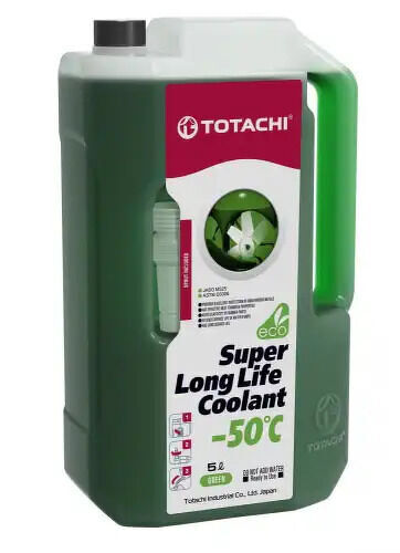 Жидкость охлаждающая TOTACHI SUPER LLC Green -50C 5л TOTACHI, 41705