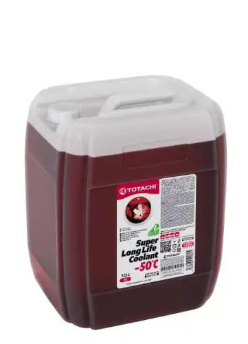 Жидкость охлаждающая TOTACHI SUPER LLC Red -50C 10л TOTACHI, 41910