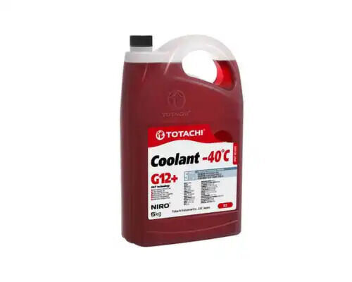 Жидкость охлаждающая TOTACHI NIRO COOLANT Red -40C G12+ 5кг TOTACHI, 43105
