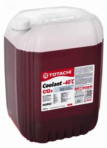 Антифриз красный 20кг G12+ TOTACHI NIRO Coolant Red -40C TOTACHI, 43120