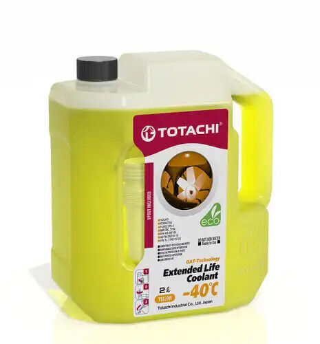 Жидкость охлаждающая TOTACHI ELC Yellow -40C 2л TOTACHI, 43702