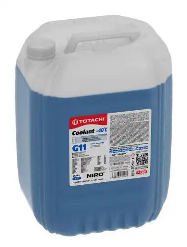 Антифриз, NIRO COOLANT Blue -40C G11 20кг TOTACHI, 46320