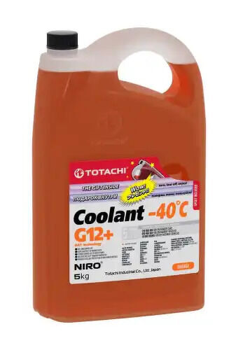 Жидкость охлаждающая TOTACHI NIRO COOLANT Orange -40C G12+ 5кг TOTACHI, 47305