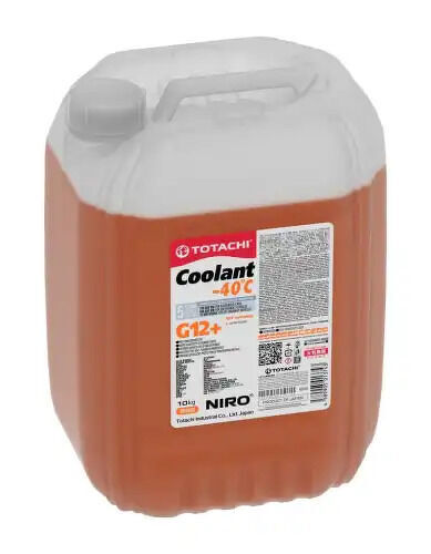 Жидкость охлаждающая TOTACHI NIRO COOLANT Orange -40C G12+ 10кг TOTACHI, 47310