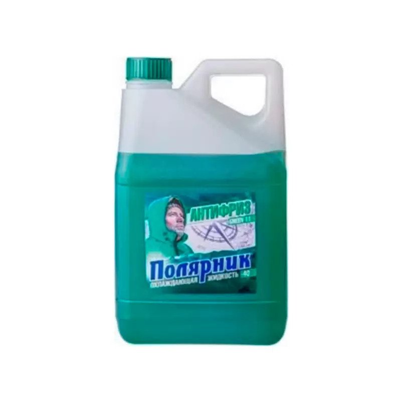 Антифриз Полярник (-40) зеленый, в пэ кан. 3кг TS, 430206345