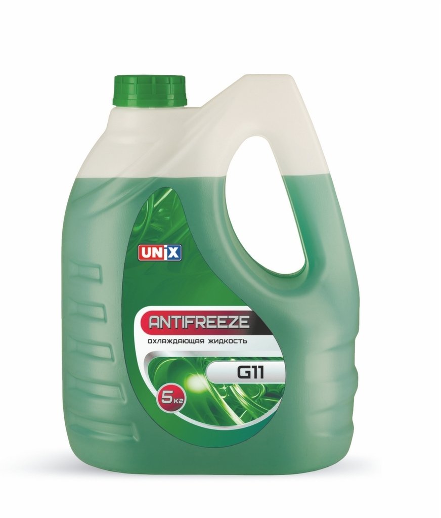 Антифриз UNIX G-11 (5 кг) зеленый UNIX, 4602514