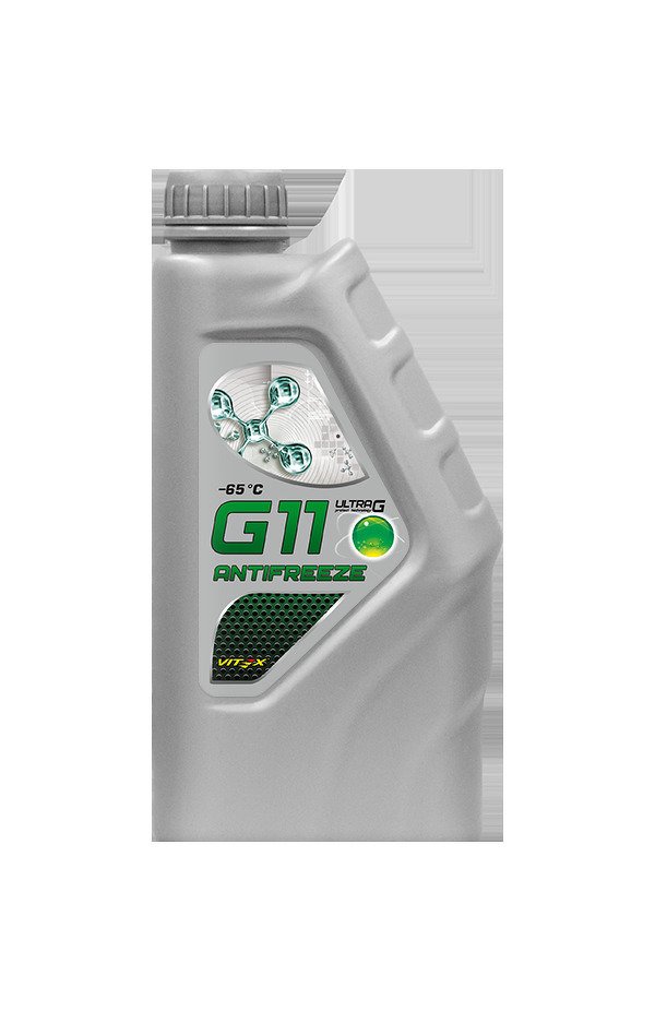 Антифриз Vitex Ultra G11 -50 зелёный 15х1кг VITEX, V107301