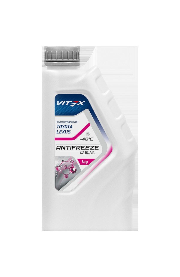 Антифриз Vitex Ultra G12 -50 красный 15х1кг VITEX, V107801