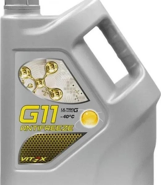 Антифриз G11 жёлтый 10 л VITEX EURO ST VITEX, VG11UGL10