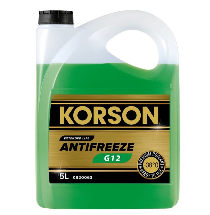 KORSON KS20063 Антифриз, готовый раствор G12 -36 зеленый 5л