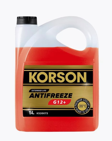 KORSON KS20073 Антифриз, готовый раствор G12+ -36 красный 5л